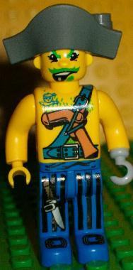 LEGO Minifigure-Pirates - Captain Kragg-4 Juniors / Pirates-4J015-Creative Brick Builders